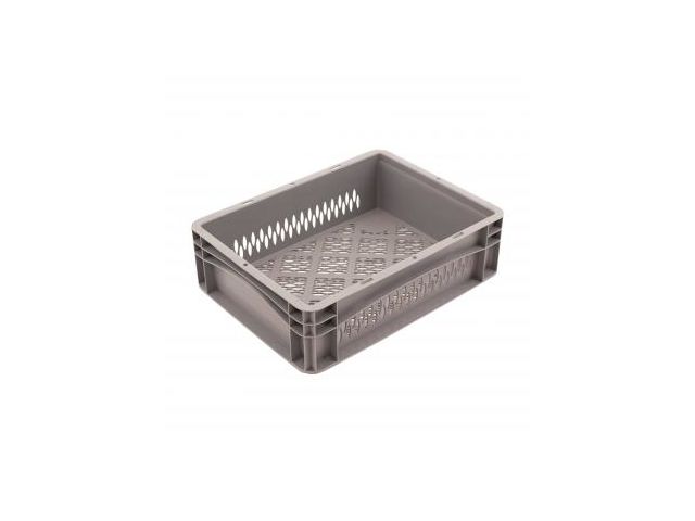  Stapelbehaelter Base 4312 2 OG grau 400 x 300 x 120 mm