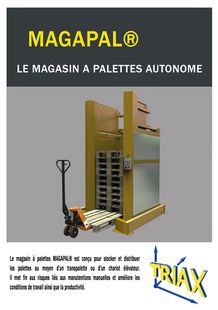 Autonomes Palettenmagazin