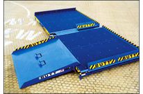 Container-Überladebrücken